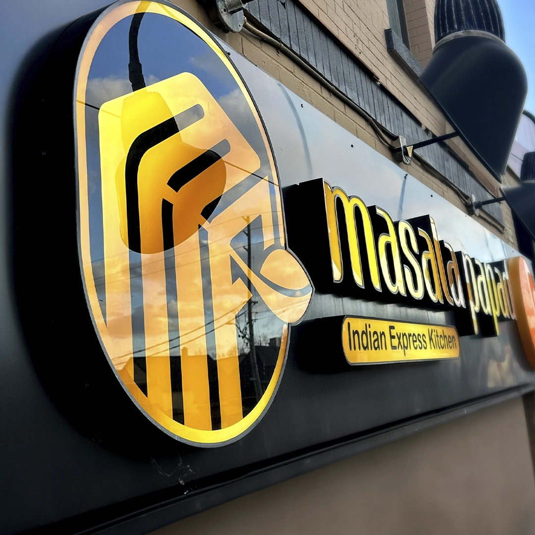 restaurant LED sign