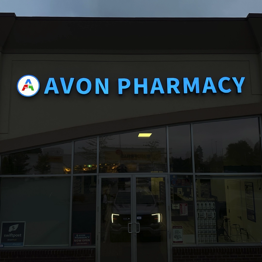 store front sign