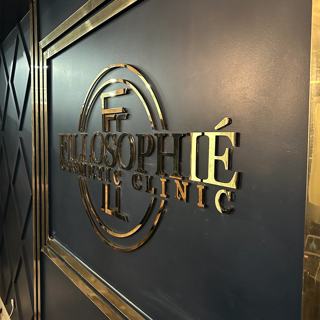 Indoor interior PVC Acrylic plastic laser cut beauty sign