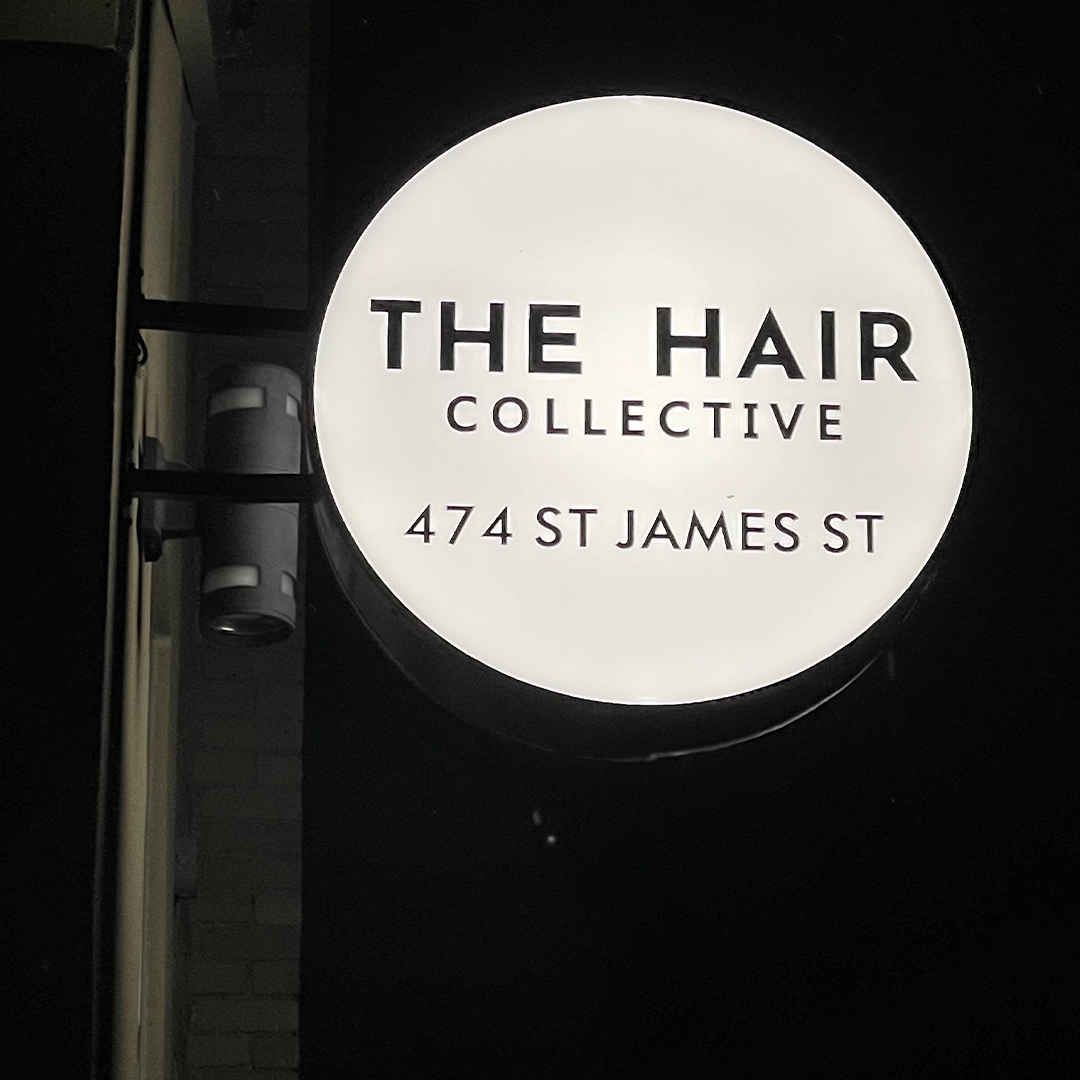 Custom box sign LED double sided store sign logo